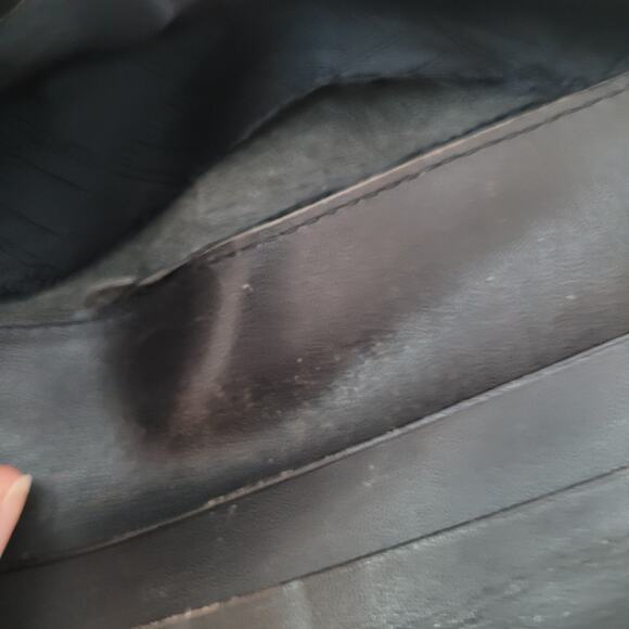 Dunhill Designer Checkbook Card Slim Bill Holder Wallet Black Bifold Leather - Picture 6 of 10